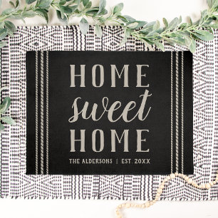 Rustic Personalised Home Sweet Home Doormat