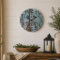 Rustic Personalised Teal Distressed Wood Custom