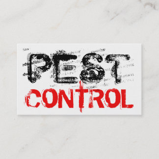 Rustic Pest Control Business Card