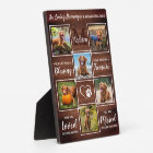 Rustic Pet Loss Gift 6 Photo Collage Dog Memorial
