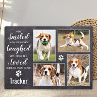 Rustic Pet Memorial Keepsake Photo Collage