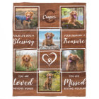 Rustic Pet Memorial Unique Photo Collage