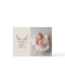Rustic photo birth announcement