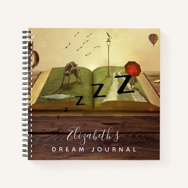 Rustic Photo Dream Journal Analysis Record (Front)