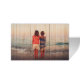 Rustic Photo Print Planked Pine Wood Wall Art Sign