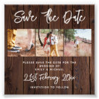 Rustic PHOTO Save the Date Wedding Bargain Budget