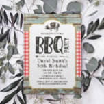 Rustic Pig Roast BBQ 30th Birthday Party Invitation<br><div class="desc">Rustic Pig Roast BBQ 30th Birthday Party Invitations.</div>