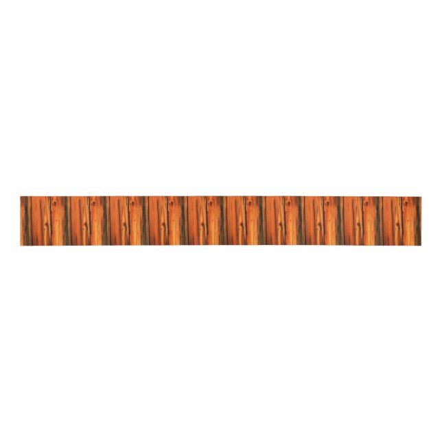 rustic pine boards grosgrain ribbon (Front)