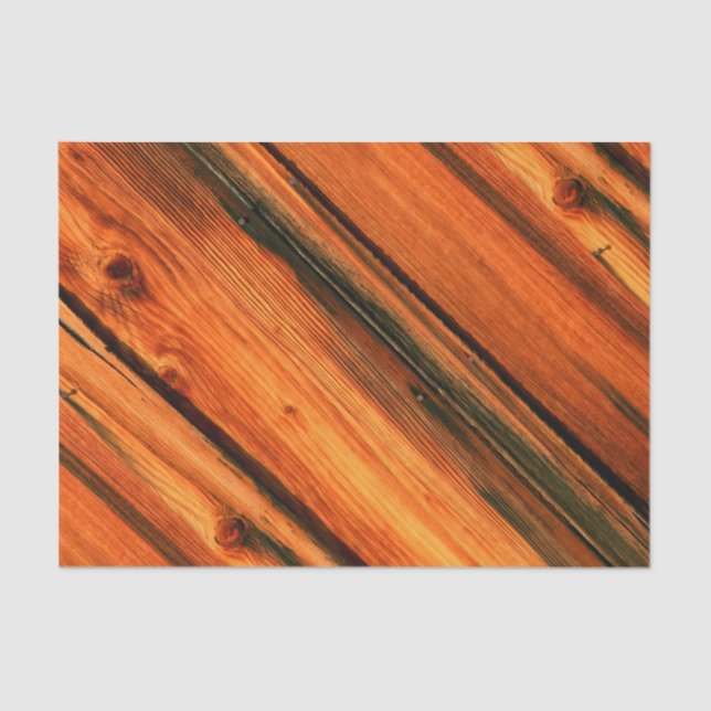 rustic pine boards tissue paper (Front)