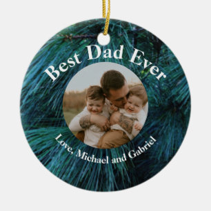 rustic pine ceramic tree decoration