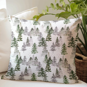 Rustic Pine Trees  Cushion