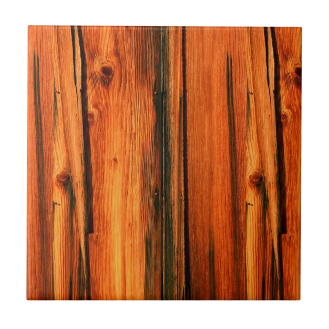 rustic pine wood boards tile (Front)