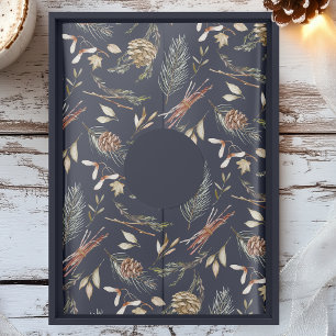 Rustic Pinecone & Evergreen Christmas Tissue Paper
