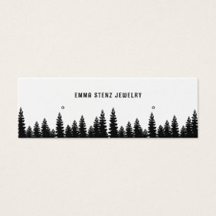 Rustic Pines • Earring Hoops Studs Display Card  
