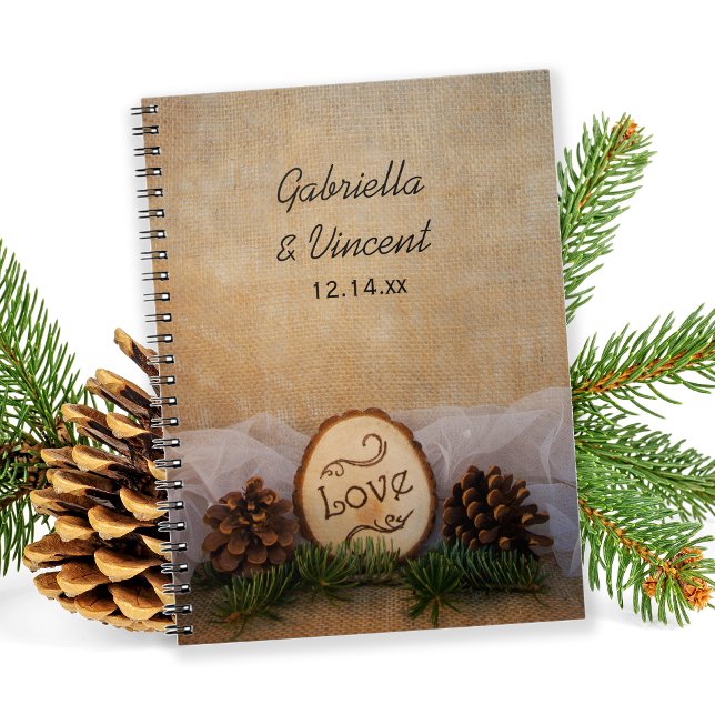Rustic Pines Woodland Wedding Notebook (Creator Uploaded)