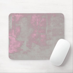 Rustic Pink Grey Mallow Abstract Art Nr42 Mouse Mat