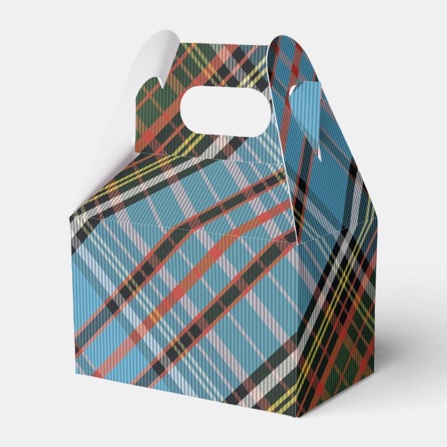 Rustic Plaid Anderson Classic Tartan Favour Box (Front Side)