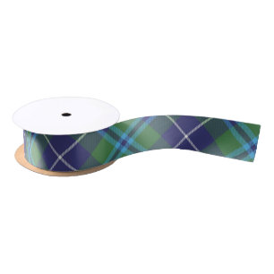 Rustic Plaid Clan Douglas Tartan Satin Ribbon