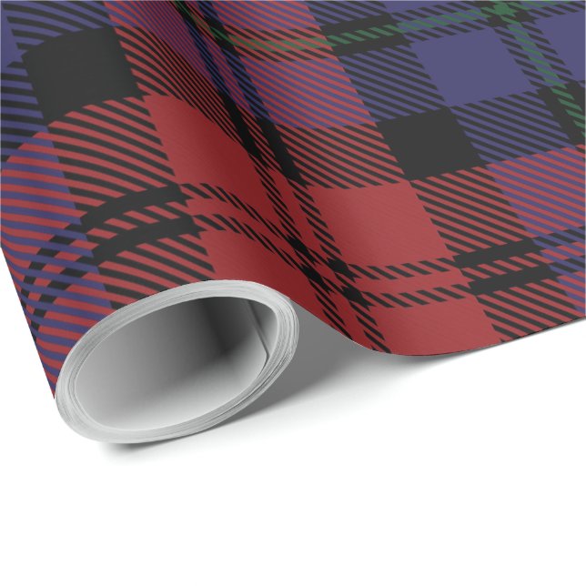 Rustic Plaid Classic MacLachlan Tartan Wrapping Paper (Roll Corner)
