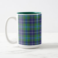 Rustic Plaid Douglas Blue Green Tartan