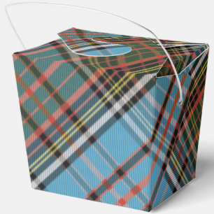 Rustic Plaid Elegant Anderson Tartan Favour Box
