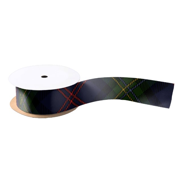 Rustic Plaid Elegant Classic Elegant Tartan Satin Ribbon (Spool)