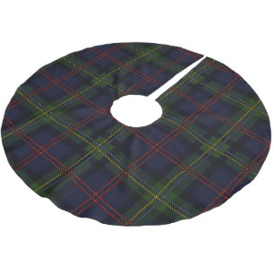Rustic Plaid Elegant Classic Holiday Tartan Brushed Polyester Tree Skirt
