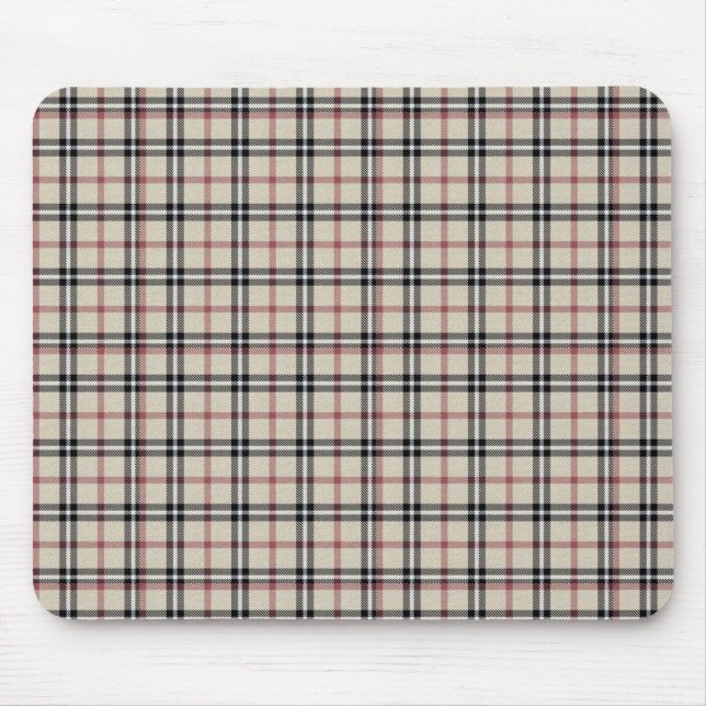 Rustic Plaid Mouse Mat (Front)