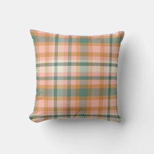 Rustic Plaid Pattern Cushion