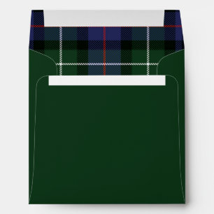 Rustic Plaid Purple Green MacKenzie Tartan Envelope