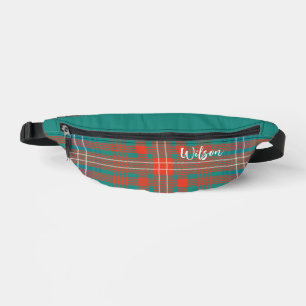 Rustic Plaid Rustic Wilson Personalised Tartan Bum Bags