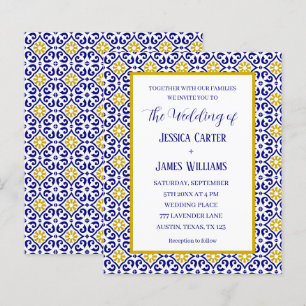 Rustic Portuguese Tiles Mediterranean Wedding