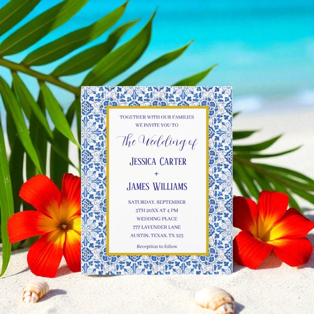 Rustic Portuguese Tiles Mediterranean Wedding (Creator Uploaded)