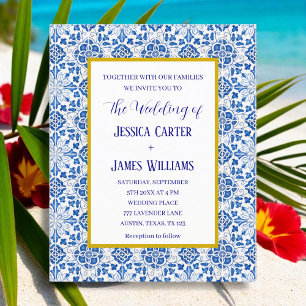 Rustic Portuguese Tiles Mediterranean Wedding