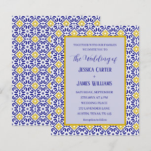 Rustic Portuguese Tiles Mediterranean Wedding