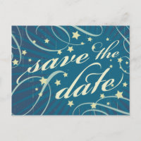 Rustic Poster: Sandy Beach Save the Date