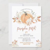 Rustic Pumpkin Patch Birthday Bash Party