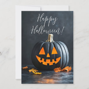 Rustic Pumpkins Halloween Greeting Card