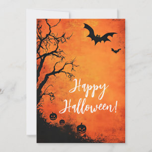 Rustic Pumpkins Halloween Greeting Card