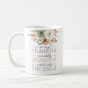 Rustic Pumpkins Thanksgiving Dinner Mug