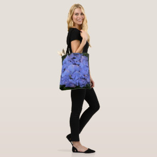 Rustic Purple Hydrangea macrophylla Tote Bag