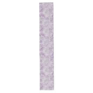 rustic purple, shabby chic,pale lavender florals, long table runner