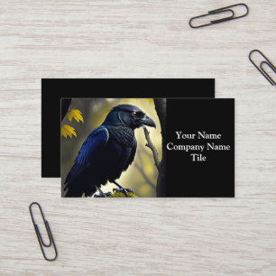Rustic Raven - Natures Guardian Business Card