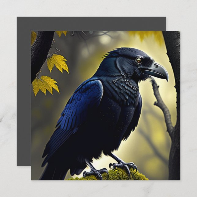 Rustic Raven - Natures Guardian Card (Front/Back)
