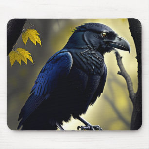 Rustic Raven - Natures Guardian Mouse Mat