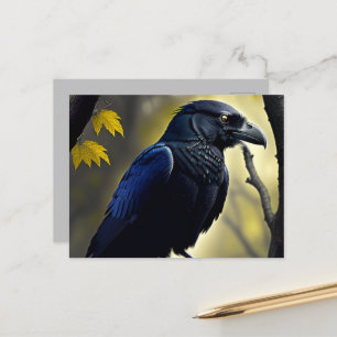 Rustic Raven - Natures Guardian Postcard