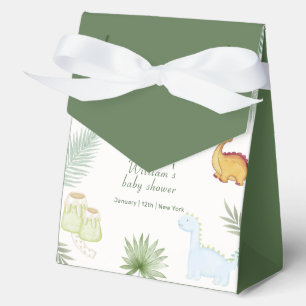 Rustic Rawr Volcano Tropical Dinosaur Baby Shower Favour Box