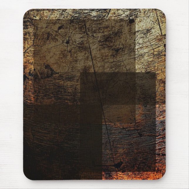 Rustic Rectangles Mouse Mat (Front)