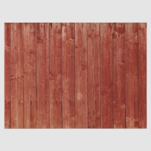 Rustic Red Barnwood background Decoupage Tissue Paper