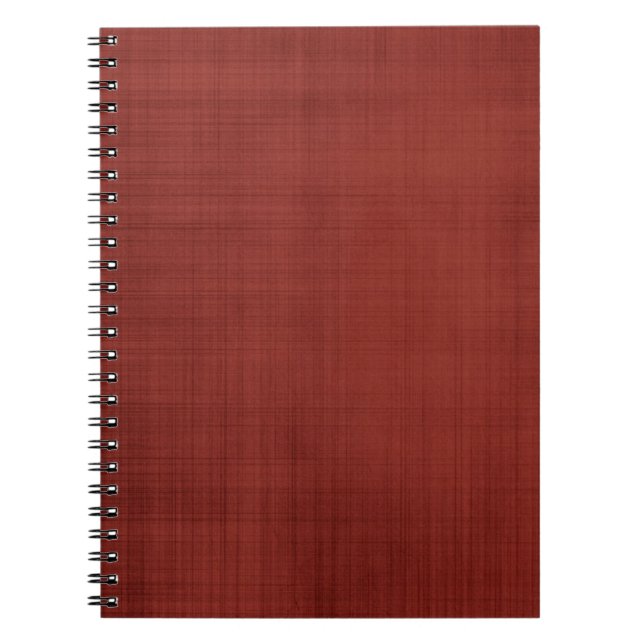 Rustic Red Notebook (Front)